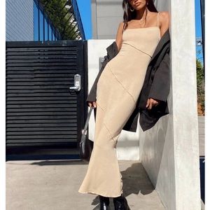 Beige Princess Polly Maxi Dress